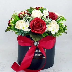 Aranjament "Valentine's day"-cutie mare cilindrica (cod 1819)24