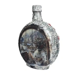 Cadouri de Craciun- Sticla handmade (cod 2169)poza3