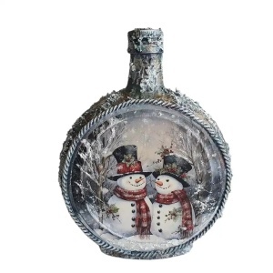 Cadouri de Craciun- Sticla handmade (cod 2316)poza5
