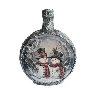 Cadouri de Craciun- Sticla handmade (cod 2316)poza5