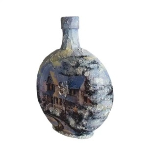 Cadouri de Craciun- Sticla handmade (cod 2318)poza4
