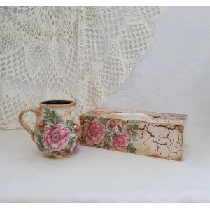 Cadouri handmade- vaza "Roze" (cod 1511-CAD 1