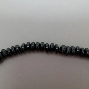 Hematite nemagnetice, 4x2 mm, negre, rondele