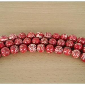 Jasper imperial rosu 12 mm