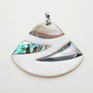 Pandantiv Paua Abalone Shell,  43*53 mm 2
