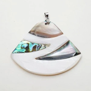 Pandantiv Paua Abalone Shell,  43*53 mm 2