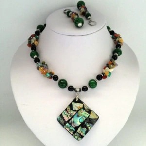  bijuterii din jad, pandantiv Paua Abalone 4