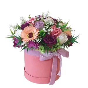 Aranjament artificial- cutie mare de catifea (cod 2368)poza132