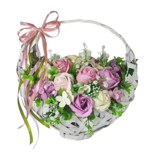 Aranjament de 8 Martie cu flori de sapun (cod 2210)poza175