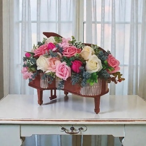 Aranjament floral -cutie pian (cod 2362)