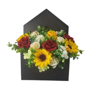 Aranjament floral-cutie plic (cod 2234)-poza101