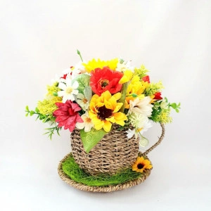 Aranjament floral in cos de nuiele (cod 16013)