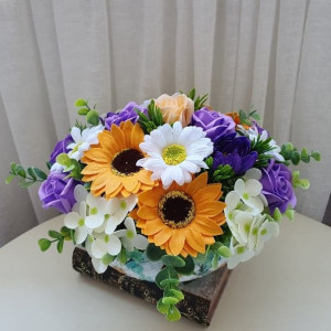 Aranjament floral  "Surasul soarelui" (cod 1199) 2