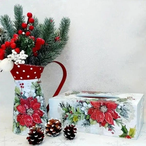 Cutie pentru servetele handmade(cod 1917) poza 1