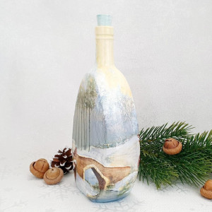 Cadouri de Craciun- Sticla handmade (cod 1722)102