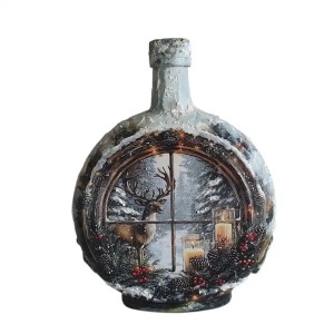 Cadouri de Craciun- Sticla handmade (cod 2315)poza 121