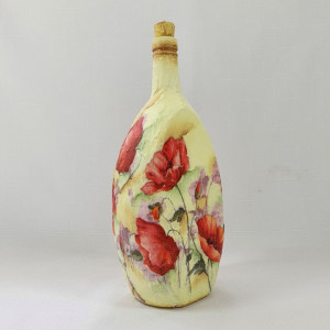 Cadouri handmade- sticla 750 ml "Maci"44