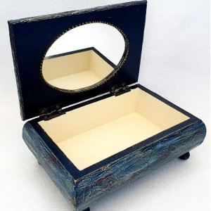 Cutie de bijuterii  "Lady in blue"(cod 1898)-5