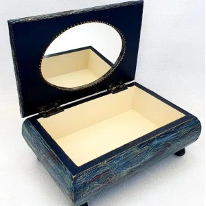 Cutie de bijuterii  "Lady in blue"(cod 1898)-5