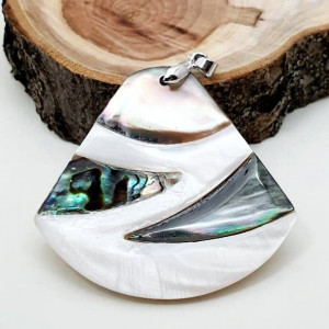 Pandantiv Paua Abalone Shell,  43*53 mm 3