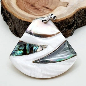 Pandantiv Paua Abalone Shell,  43*53 mm 3