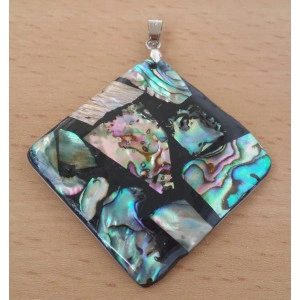 Pandantiv scoica Paua Abalone Shell,romb,46*46 cm 1
