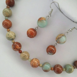 Set din jasper multicolor - Img 2