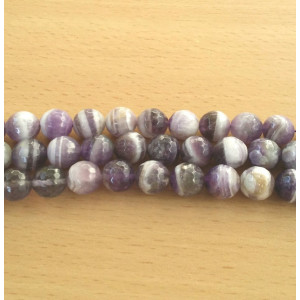 Ametist lavanda rotund fatetat 12 mm - Img 1