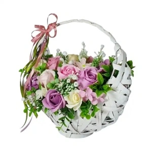 Aranjament de 8 Martie cu flori de sapun (cod 2210)poza174