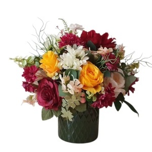 Aranjament floral artificial-trandafiri si margarete(cod 2330)poza45