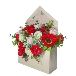 Aranjament floral-cutie plic (cod 2258)poza13