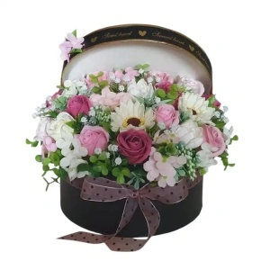 Aranjament floral 'Sweet heart"- cutie neagra (cod 2223)poza106