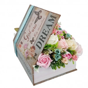 Aranjament in cutie tip carte (cod 1886)poza4