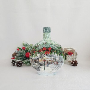 Cadouri de Craciun- Sticla handmade (cod 1532) 2003