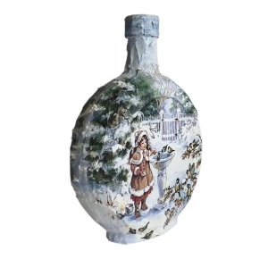 Cadouri de Craciun- Sticla handmade (cod 2319)poza4