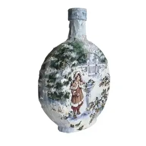Cadouri de Craciun- Sticla handmade (cod 2319)poza4