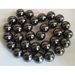 Hematit negru rotund 14 mm