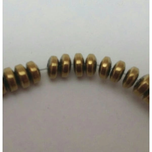 Hematite nemagnetice, aurii,4x2 mm, rondele