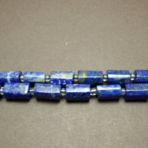 Lapis Lazuli, forma cilindrica, 8x11 mm
