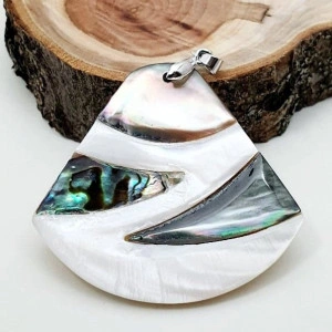 Pandantiv Paua Abalone Shell,  43*53 mm 4