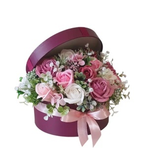 Aranjament floral cu trandafiri de sapun  (cod 2367)poza124