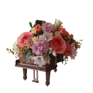 Aranjament floral -cutie pian (cod 2344)poza41