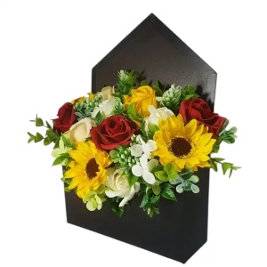 Aranjament floral-cutie plic (cod 2234)-poza102