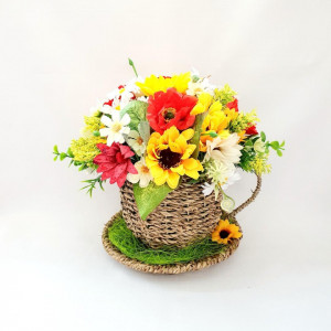 Aranjament floral in cos de nuiele (cod 16015)