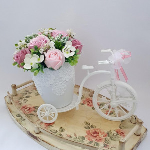 Bicicleta cu flori de sapun 18252