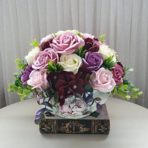 aranjament floral "vintage roses" 4