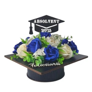 Aranjament pentru absolvire- Toca cu flori (cod 2232)poza204