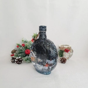 Cadouri de Craciun- Sticla handmade (cod 1534) 4004