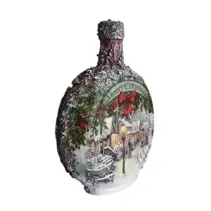 Cadouri de Craciun- Sticla handmade (cod 2317)poza3