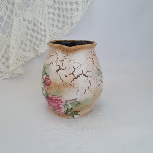 Cadouri handmade- vaza "Roze" (cod 1511-CAD 4